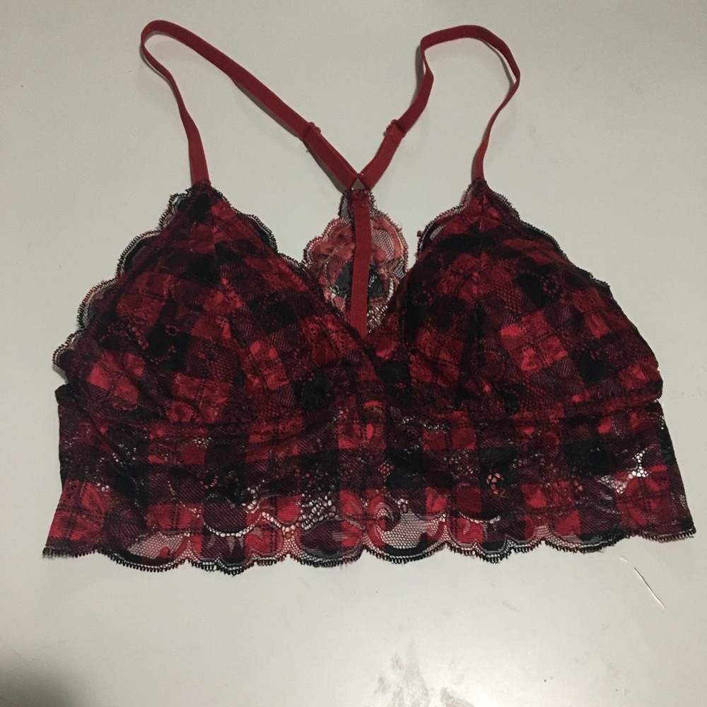 Rose and vine bralette